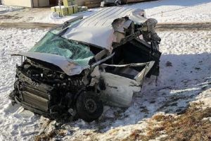Microbuz cu români făcut praf în Austria, după ce s-a ciocnit cu un TIR. Şoferul, transportat cu elicopterul