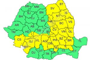 Cod Galben de ninsoare, valabil şi pentru judeţul Dâmboviţa