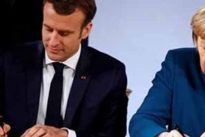  Macron şi Merkel fac un pas IMPORTANT spre o ARMATĂ europeană cu scopul de a PROTEJA  Europa de NAŢIONALISM