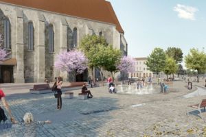 Primăria Bistriţa, dată în judecată pentru proiectul de modernizare a Pieţei Centrale