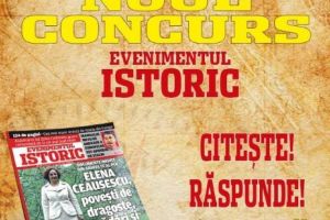 Noul Concurs Evenimentul Istoric. CITEȘTE, RĂSPUNDE, CÂȘTIGĂ!