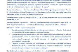 Anunt de presa: Lansarea proiectului 