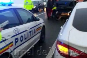 Bărbat lovit de o maşină pe DN2, la Goleşti
