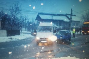 FOTO: Accident la Târgu-Jiu