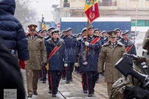 Elevi ai Colegiului Militar Câmpulung au defilat la Iaşi, cu prilejul Unirii Principatelor Române