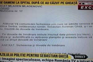 „Justiţia de la Ploieşti e de fapt o mafie!”. Proba că Sebastian Ghiţă a primit azil politic în Serbia! 