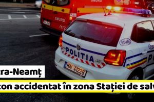Piatra-Neamţ: Pieton accidentat în zona Staţiei de salvare