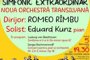 Concert simfonic extraordinar la Centrul Cultural Dacia