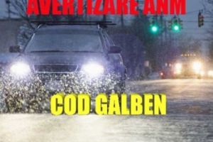 METEO. COD GALBEN în Bucureşti şi 6 JUDEȚE. Meteorologii anunţă depuneri SEMNIFICATIVE