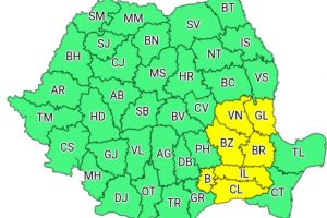 O nouă avertizare de cod galben de polei şi depuneri de gheaţă