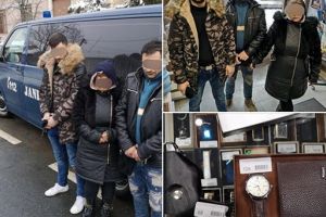 Prinşi de jandarmi IMEDIAT după ce AU FURAT dintr-un magazin din centrul Aradului (FOTO)