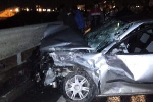 FOTO – Accident cu patru victime dintre care doi copii la ieşirea din Sibiu spre Ocna