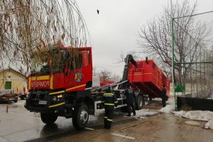 Galaţiul ajută judeţul Ialomiţa cu un container de mare capacitate generator de curent electric