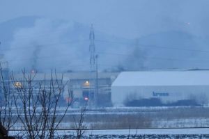 Incendiu în această dimineaţă la Kronospan