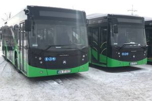 Cinci autobuze de 12 metri, pe traseele din municipiu, de astăzi