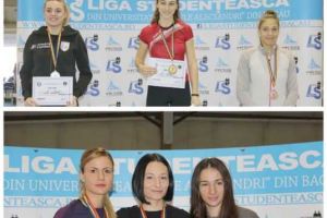 FOTO: Studenţii Universităţii “1 Decembrie 1918”, trei medalii la Campionatele Naţionale Universitare | Florentina Marincu Iuşco – campioană şi vicecampioană, Denisa Bota – bronz