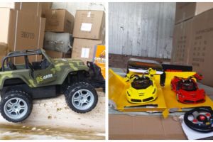 Bunuri contrafacute, confiscate in Portul Constanta Sud Agigea (galerie foto) 