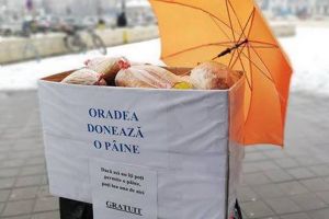 „Oradea donează o pâine”: Peste 150 de pâini donate pentru sărmanii oraşului