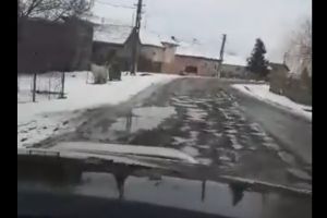VIDEO. TEROARE! Cel mai prost drum din judeţul Satu Mare