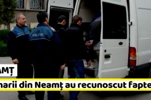 NEAMȚ: Tâlharii din Neamţ au recunoscut faptele. Vezi comunicatul IPJ Neamţ