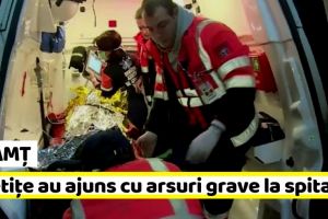 NEAMȚ: Două fetiţe au ajuns cu arsuri grave la spital