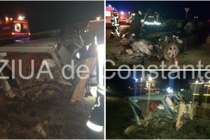 LIVE VIDEO: UPDATE. Imagini de la eveniment. Accident rutier pe DN22 in zona Gura Dobrogei, judetul Constanta. Sunt doua victime incarcerate (galerie foto+video)         