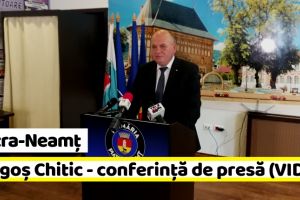 Piatra-Neamţ: Primarul Dragoş Chitic – conferinţă de presă (VIDEO)