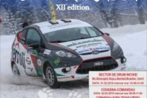 Zeci de echipaje din ţară şi din străinătate, la „Winter Rally Covasna”