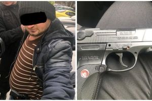 Cu pistolul la vedere, la plimbare pe străzile Timişoarei