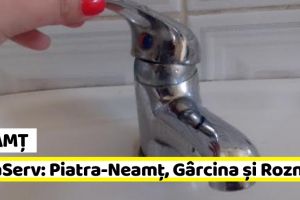 NEAMȚ: Avarie ApaServ! Piatra-Neamţ, Gârcina şi Roznov, riscă să rămână fără apă
