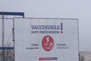 Epidemie de gripa in Romania. Panouri anti-vaccinare au aparut  in mai multe localitati din tara