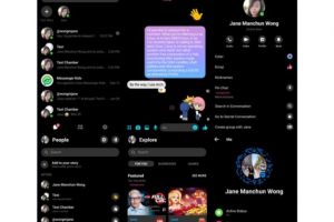 Facebook testeaza o noua varianta de Messenger. Cum ar urma sa arate aplicatia de chat, din punct de vedere grafic?