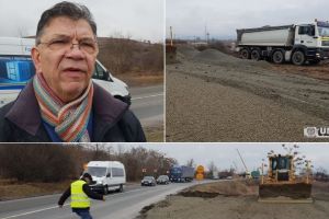FOTO / VIDEO: Expropriere cu scandal pentru Autrostrada Sebeş-Turda. Deşi există o hotărâre de Guvern din anul 2017, proprietarul susţine că ”sunt practic, deposedat de aproximativ 2500 mp de teren!”