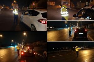 FOTO: Amenzi de 28.000 de lei şi 11 permise de conducere reţinute, după o acţiune de 4 ore a poliţiştilor rutieri din Alba
