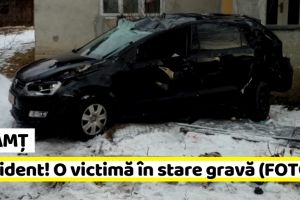 NEAMȚ: Una dintre victimele accidentului din această dimineaţă, în stare gravă (FOTO)
