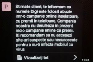 ATENŢIE! Falsa CAMPANIE DE PREMII marca „DIGI” a ajuns şi la PITEŞTI!