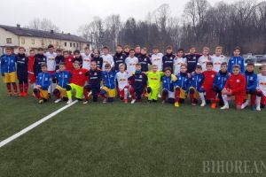 Turneul austro-german. Micii fotbaliştii de la LPS Bihorul au jucat cu Manchester United (FOTO)