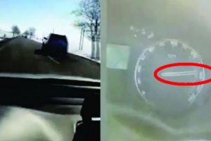 VIDEO: Şofer live pe Facebook, pe ritmuri de manele, cu 200 km/h!