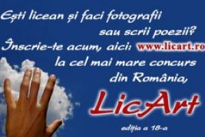 O nouă ediţie a concursului  de arte – LicArt  Nu te poţi numi licean dacă n-ai trecut pe la LicArt!
