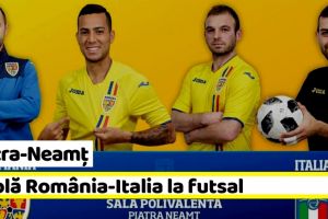 Piatra-Neamţ: Dublă România-Italia la futsal. Conferinţă de presă (VIDEO)
