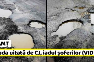 NEAMȚ: Strada uitată de Consiliul Judeţean, iadul şoferilor