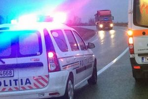 Sibieni prinşi cu un om mort în masină pe autostrada Lugoj – Deva