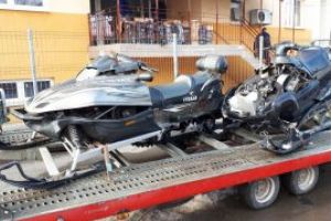 Contrabanda cu snowmobilele la Viseu de Sus