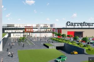 Lotus Center se extinde: Mall-ul se prelungeşte până la Trade Center şi o piaţetă va fi amenajată deasupra şoselei (FOTO)