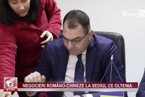 NEGOCIERI ROMÂNO-CHINEZE LA SEDIUL CE OLTENIA
