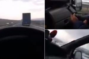 VIDEO/ Imagini cu MARE IMPACT emoţional: Microbuz împlicat într-un accident GRAV pe Autostrada Transilvania, în timp ce şoferul filma LIVE pe Facebook. Cinci persoane au fost rănite