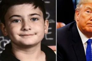 Joshua Trump, batjocorit la şcoală din cauza numelui său, este OASPETELE cuplului prezidenţial 