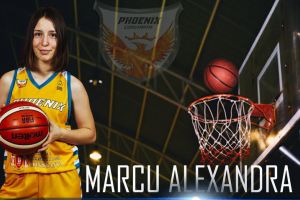 Baschetbalista Alexandra Marcu, de la Phoenix Stiinta Constanta, in pregatire cu lotul national in vederea Campionatului European