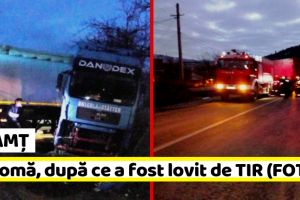 NEAMȚ: În comă, după ce a fost accidentat de TIR (FOTO)