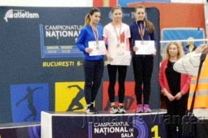 Claudia Prisecariu, aur şi argint la Campionatul Naţional de Atletism de Sală